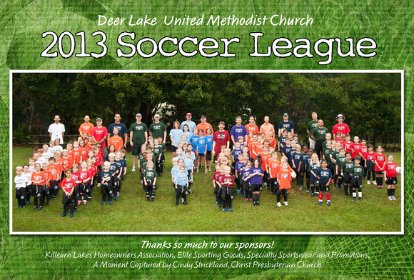 2013 Soccer Leage Poster